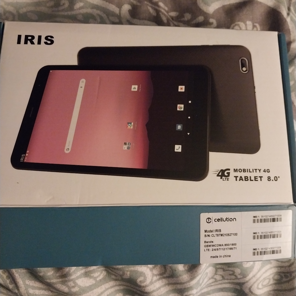 IRIS 4G 8.0 TABLET